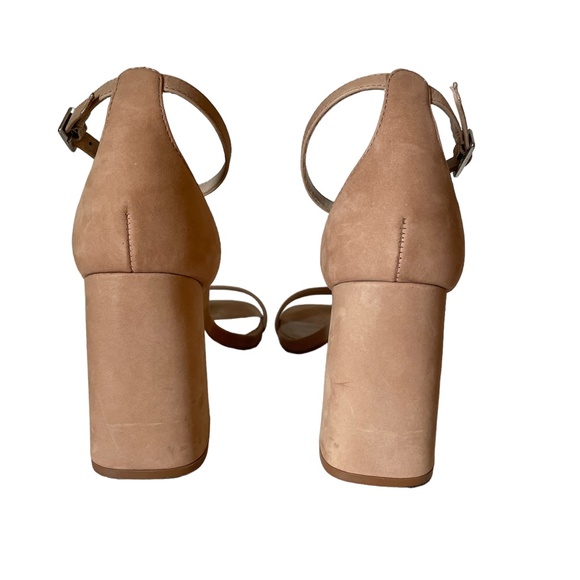 Steve Madden Dillion Suede Block Heel Ankle Strap Sandal Size‎ 9 - Picture 4 of 6